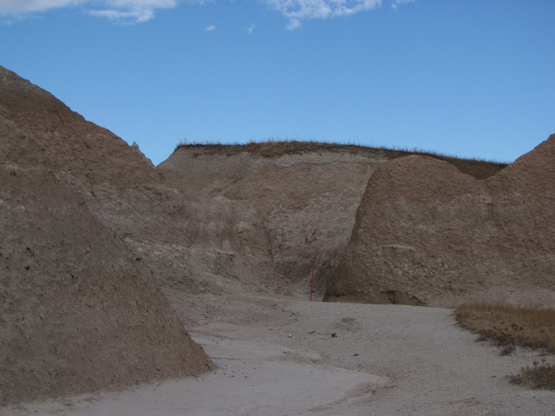 Heading into the erosion gullies