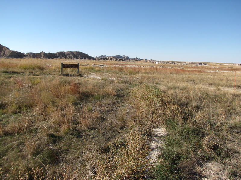 Trail junction sign