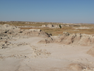Grasslands in the badlands