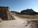 Walking along a line of mesas