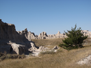 Badlands and prairie
