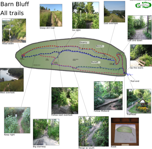 Trail map - All trails