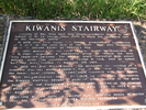 Kiwanis Stairway sign