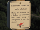 East overlook sign