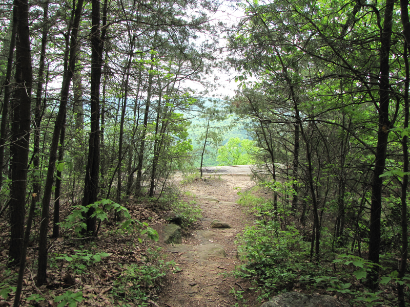 Indian Fort Lookout ahead