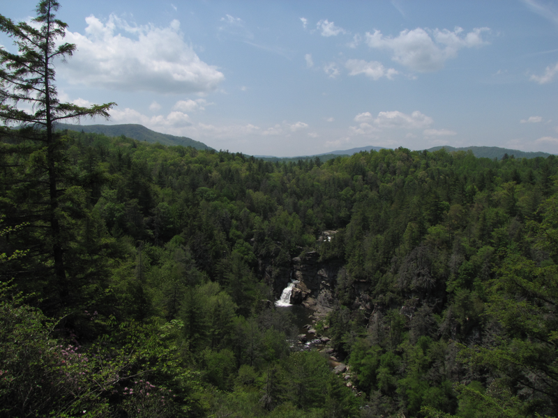 Linnville Falls from the farthest overlook