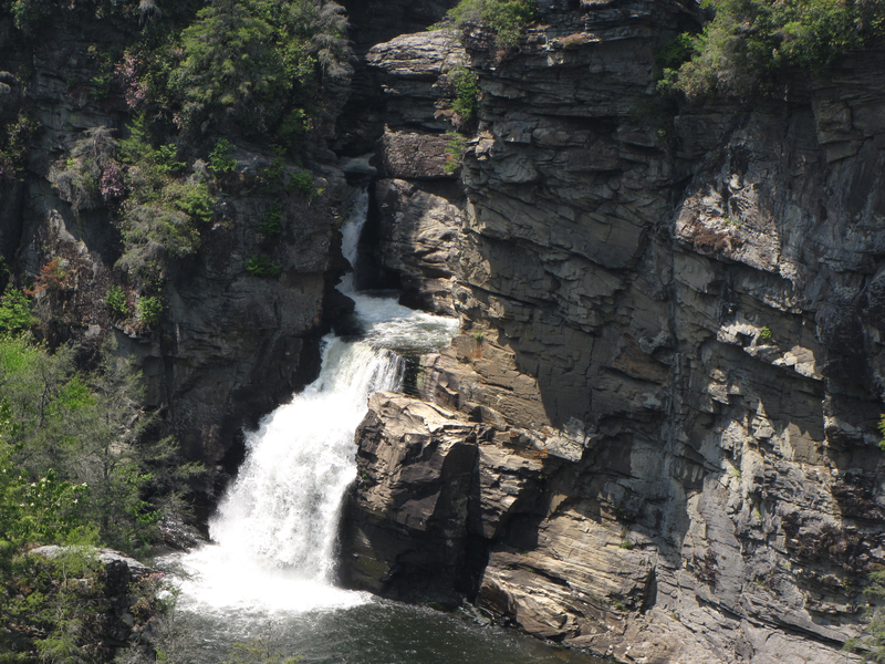 Linnville falls from second farthest overlook
