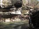 Pool at the base of the falls