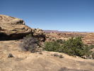 View across the slickrock