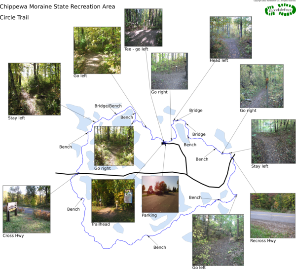 Trail map - Circle Trail