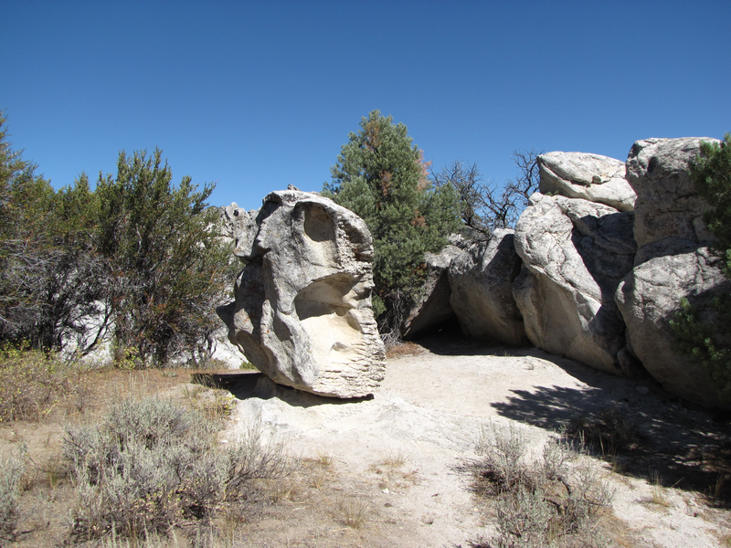 Hollowed out rock