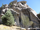 Rocks along the trail