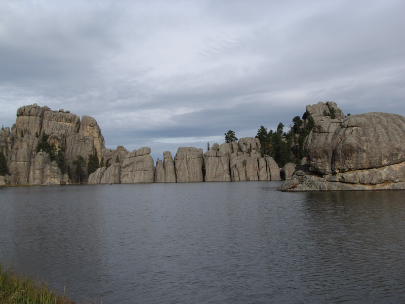Sylvan Lake wall