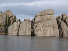 Sylvan Lake wall closeup