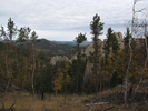 Looking towards the bottom of the trail
