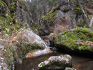 Entering a narrow canyon
