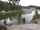 Walking above Sylvan Lake