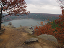 High up on the west bluff