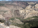 The Green River before and after joining the Yampa