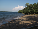 Walk along the beach to the other point