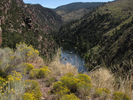 Far down view of the Green River