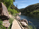 Boardwalk along the Green River