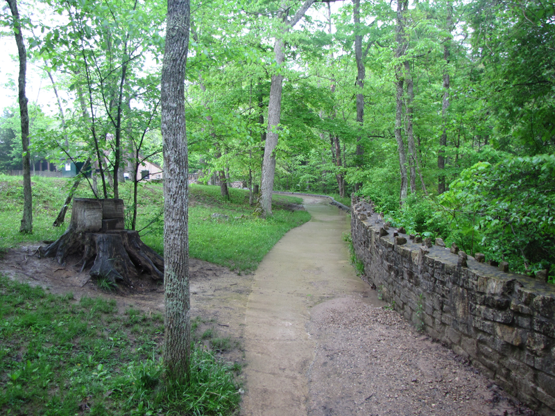 Head right to the visitors center