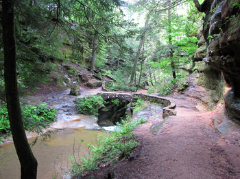 Stonework in the gorge