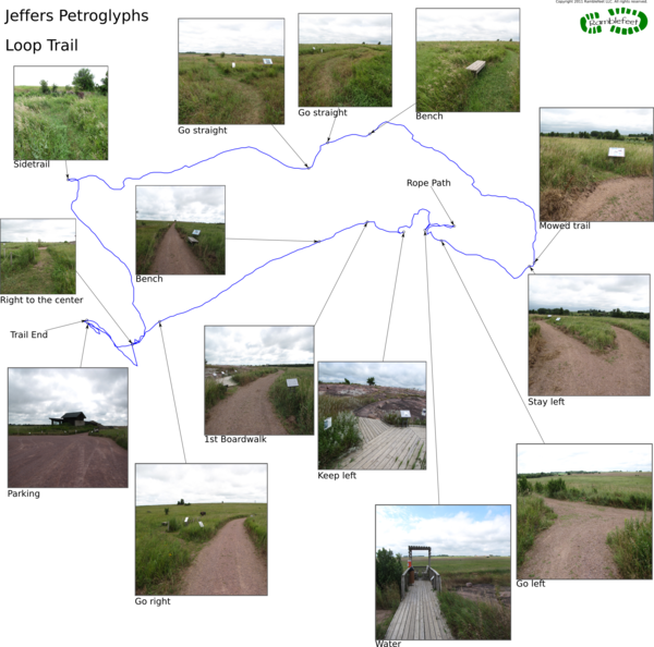 Trail map - Loop Trail