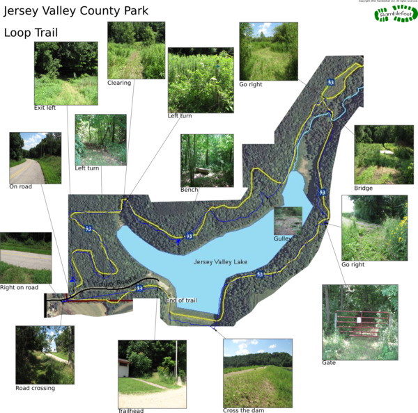 Trail map - Loop Trail