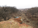 View from the midpoint of the bluff