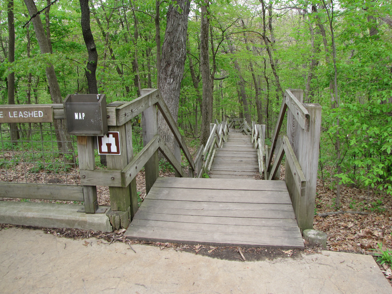 Heading down the stairs