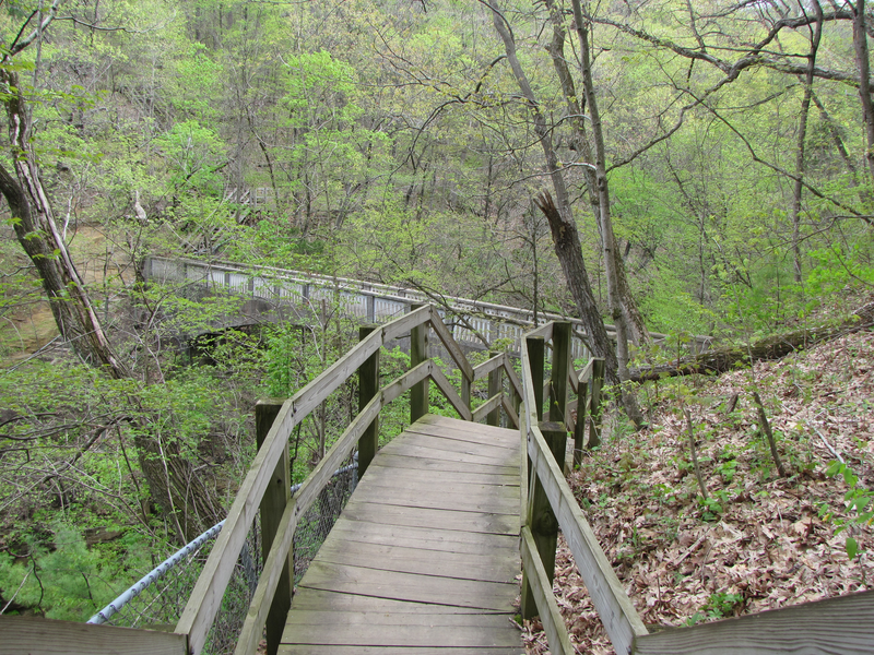 Bridge view from the stairs