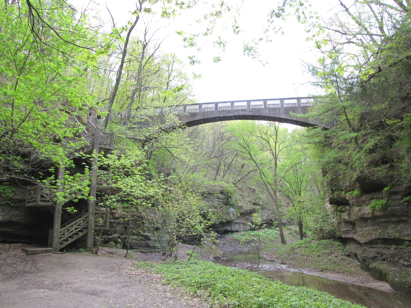 Bridge over the lower dells