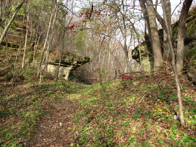 Eroded bridge?