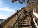 Steep stairway