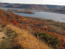 Mississippi valley fall color from Perrot Ridge