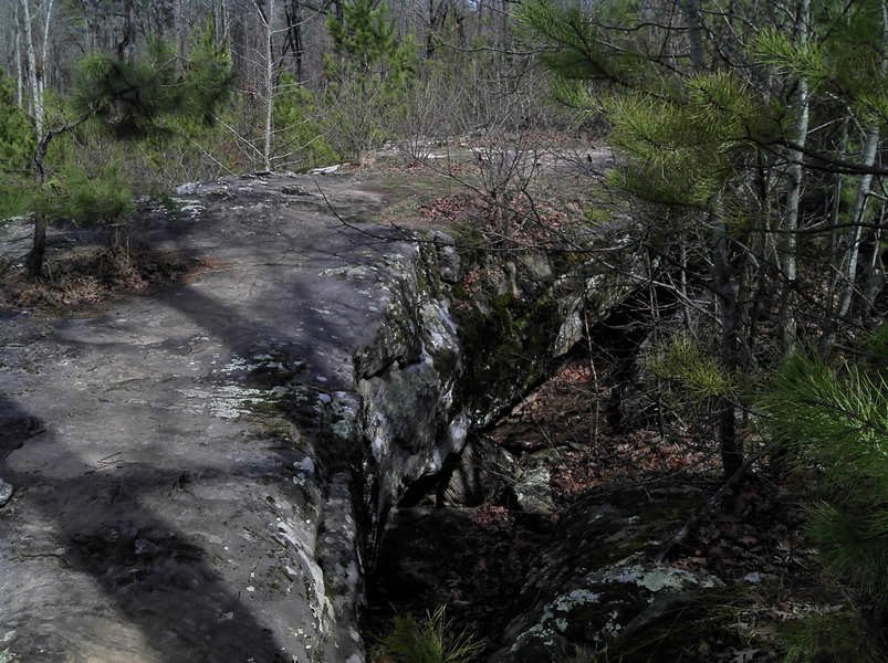 Natural sidewalk