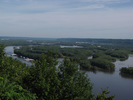 Barge traffic on the Mississippi