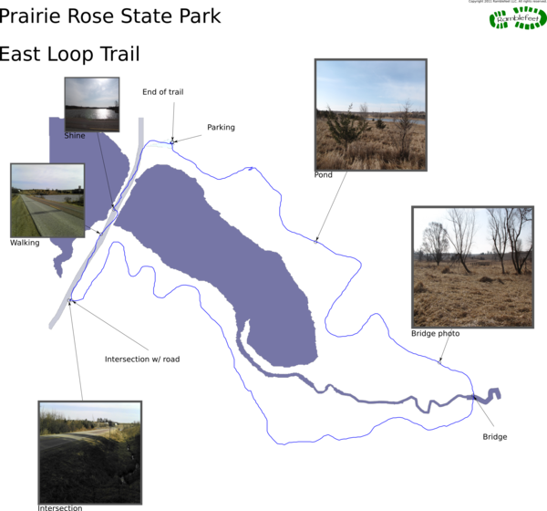 Trail map - East Loop Trail