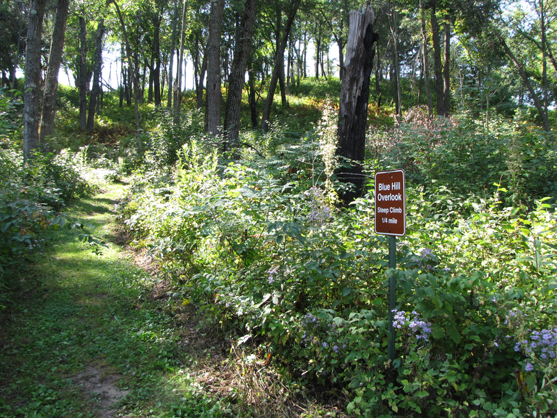 Blue Hill Overlook sign