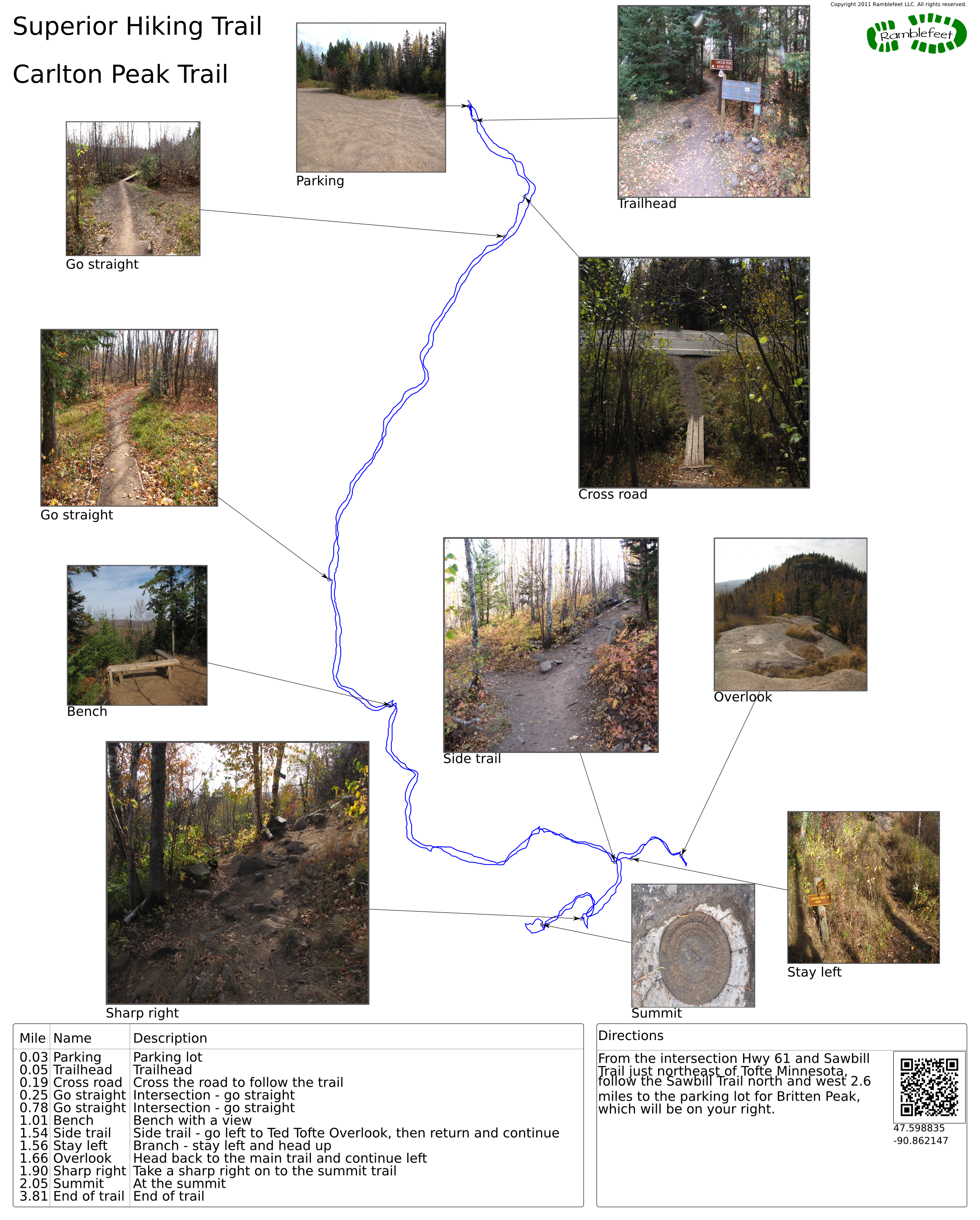 Superior Hiking Trail Carlton Peak Trail