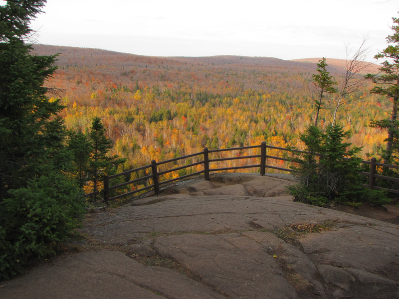 Fenced overlook