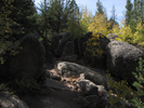 Winding around boulders