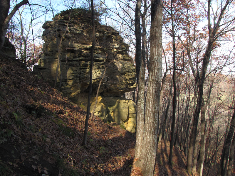 Huge rock outcropping