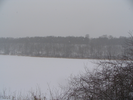 Lake Alice in a snowstorm